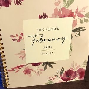 Silk and Sonder February 2023 Monthly Planner
